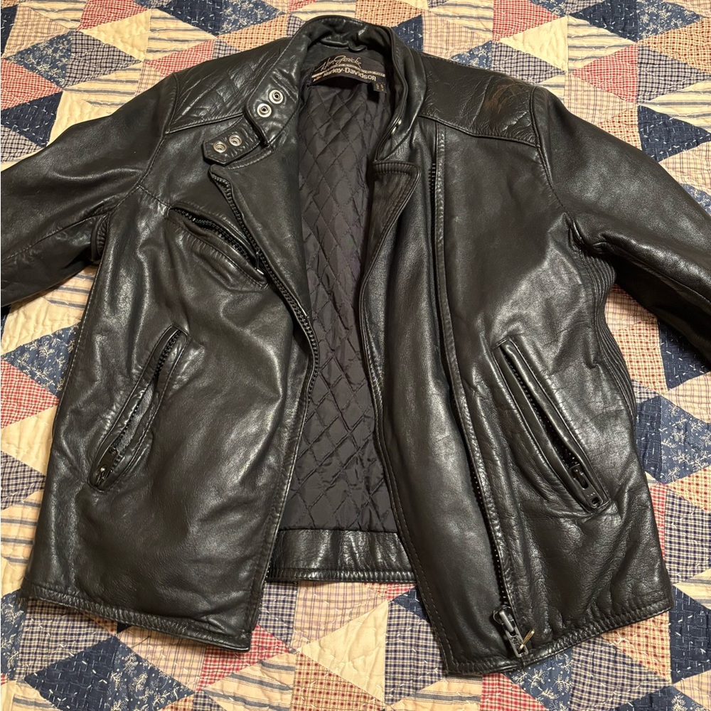 Vintage woman’s leather jacket